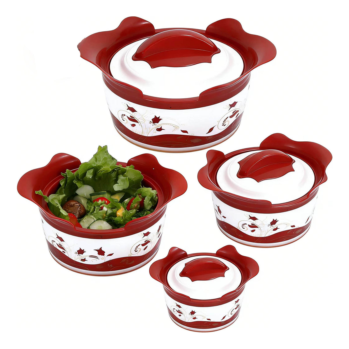 Magnolia Designer Insulated Hot Pot Set of 4