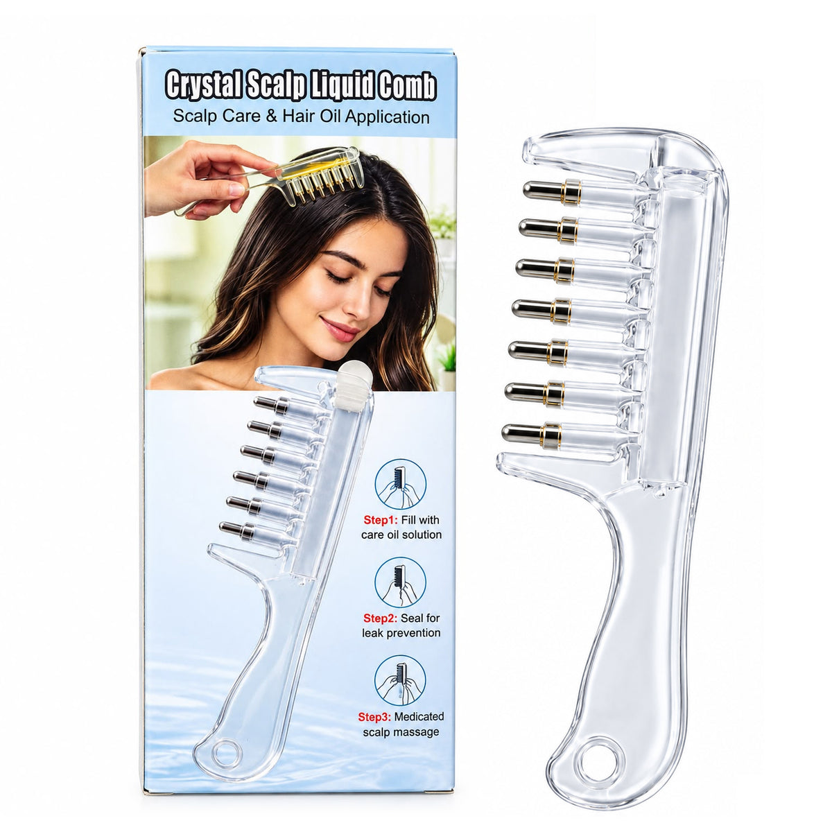 Crystal Scalp Liquid Hair Comb