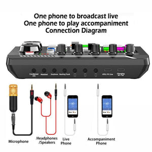 Condenser Microphone BM800 + F66 Version Sound Card Complete Set - Pinoyhyper