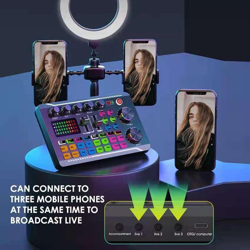 Condenser Microphone BM800 + F66 Version Sound Card Complete Set - Pinoyhyper