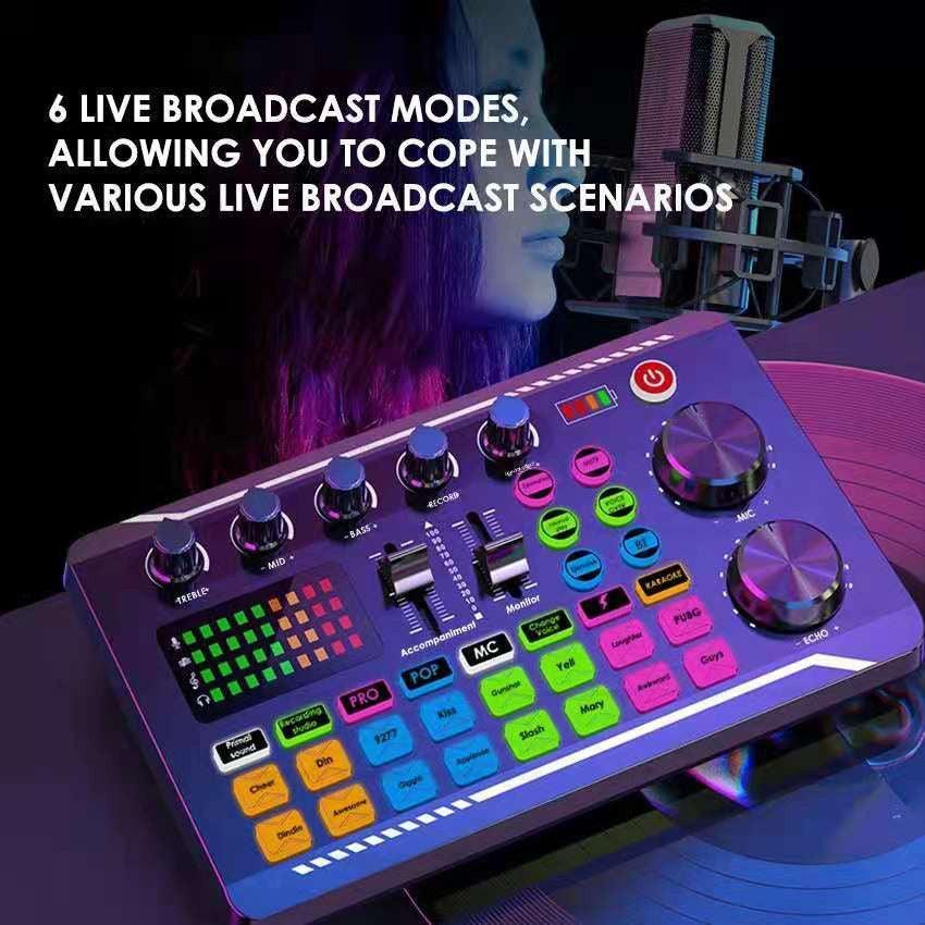 Condenser Microphone BM800 + F66 Version Sound Card Complete Set - Pinoyhyper
