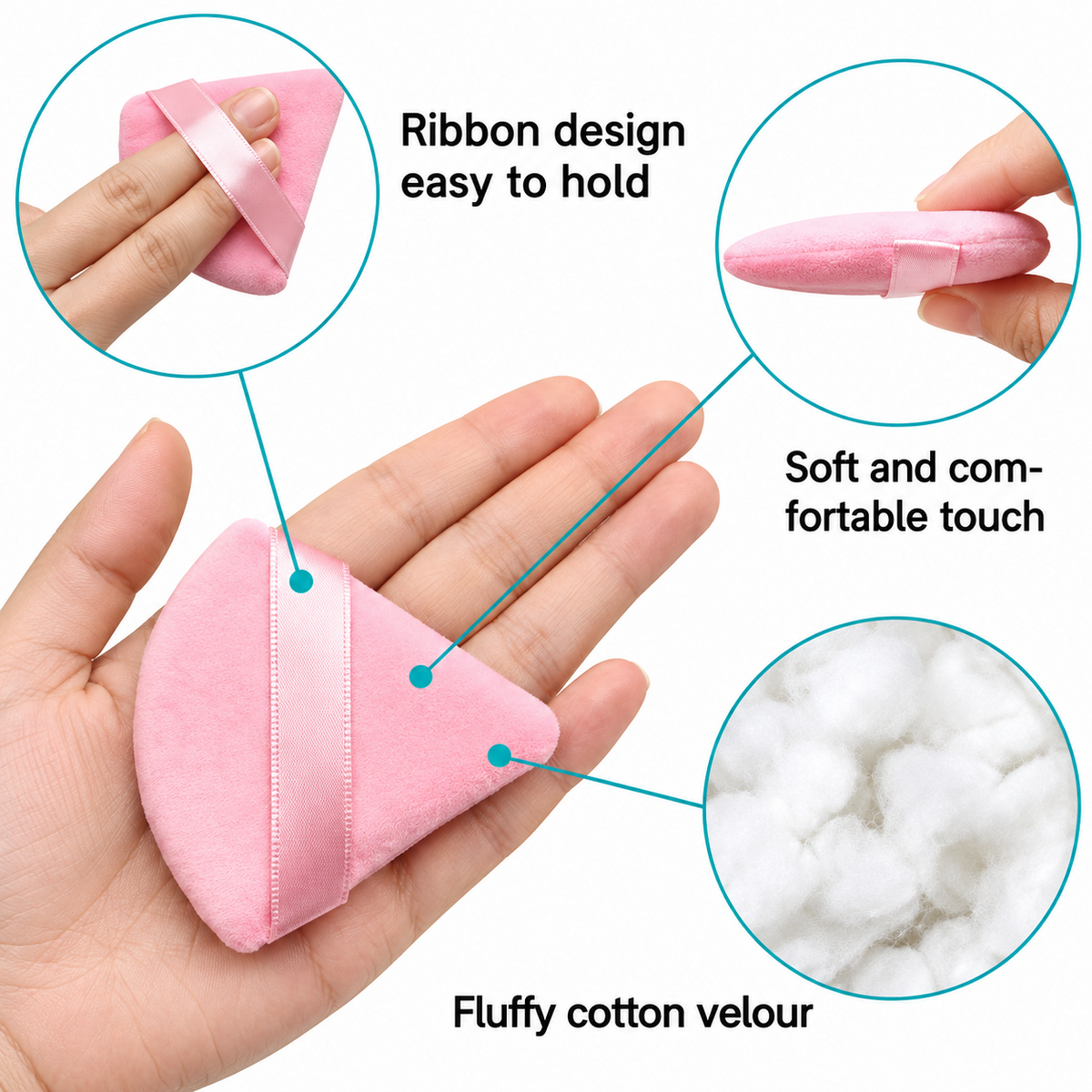 Kiss Lovely Marshmallow Puff 3 Pcs Set - FP1821