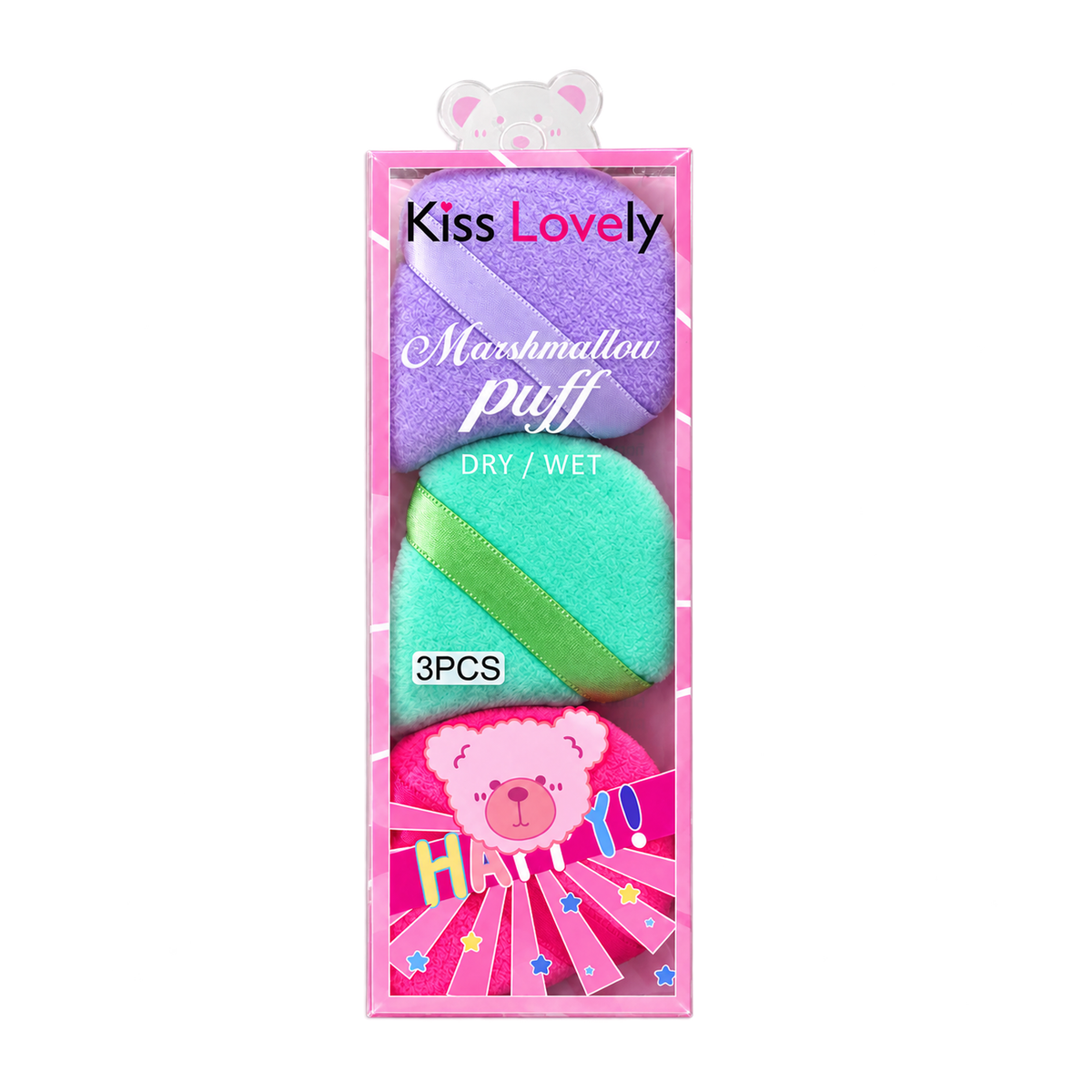 Kiss Lovely Marshmallow Puff 3 Pcs Set - FP1821