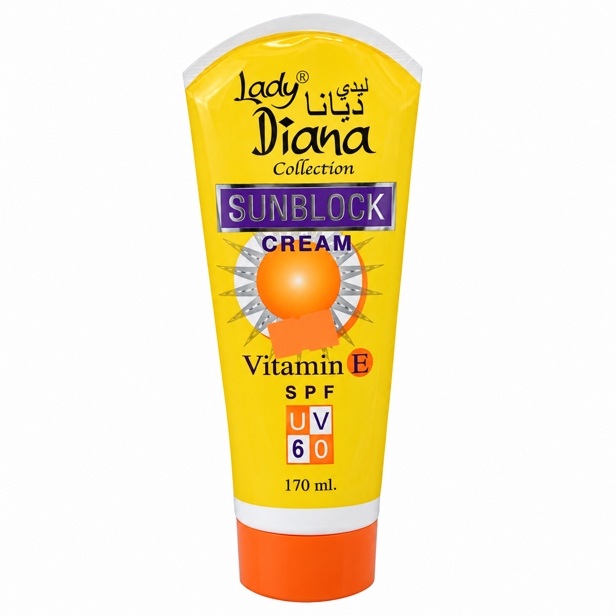 Lady Diana Sunblock Cream SPF 60 - 170ml