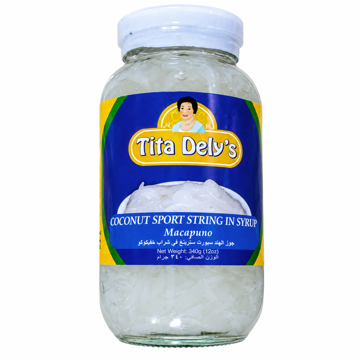 Tita Delys Coconut Sports String (Macapuno) – 340g