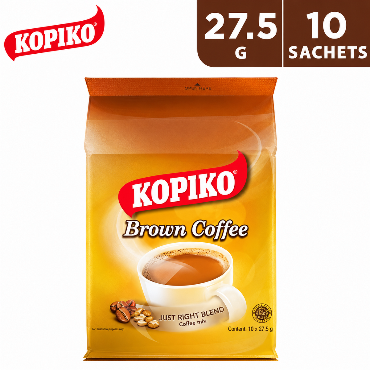 KOPIKO Brown Coffee Bag 10x25gm