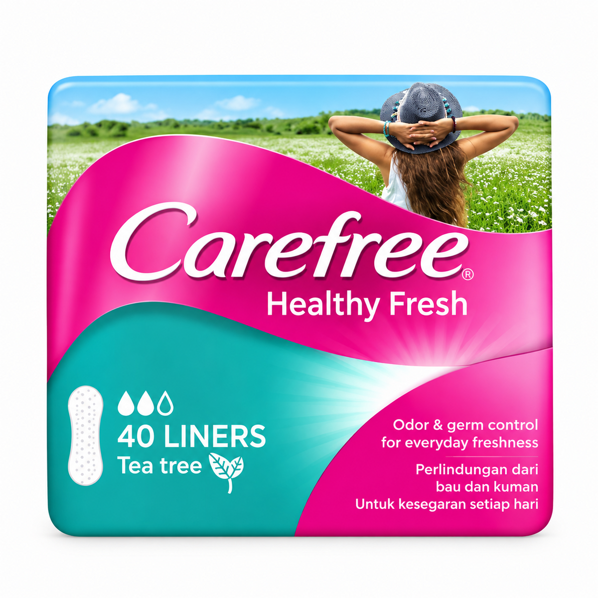 Carefree Healthy Fresh 40Liners