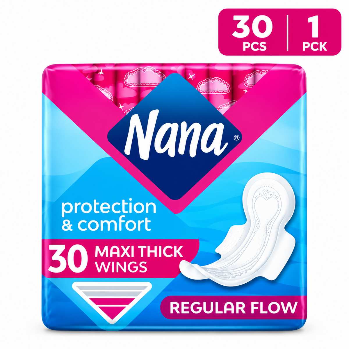 Nana Maxi Thick Regular - 30 Sanitary Pads
