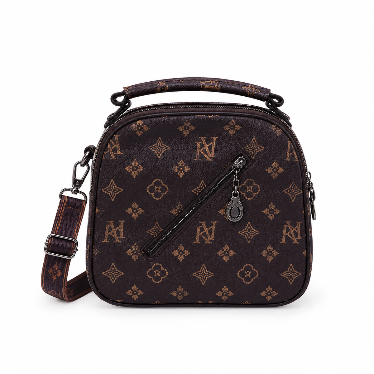 Printed Crossbody Shoulder Bag - 8501 KV