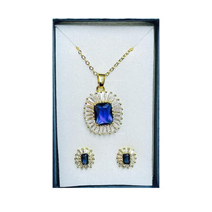 Crystal Stone Necklace Set Exquisite multi-color Gift Set Jewelry - 842152 - Pinoyhyper