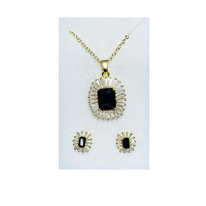 Crystal Stone Necklace Set Exquisite multi-color Gift Set Jewelry - 842152 - Pinoyhyper