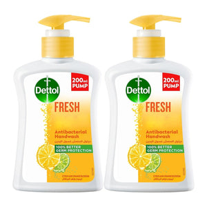 Dettol Citrus & Orange Blossom Antibacterial Hand Wash - 2 x 200ml - Pinoyhyper