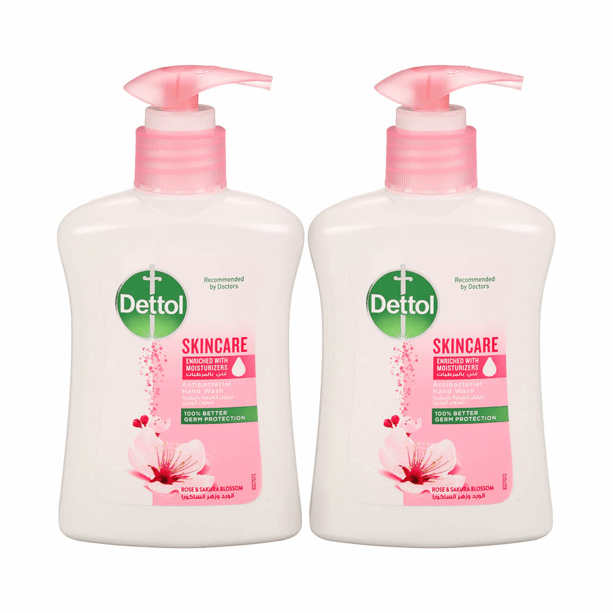 Dettol SkinCare Sakura Blossom Antibacterial Hand Wash - 2 x 200ml  Pinoy  Hyper Kuwait