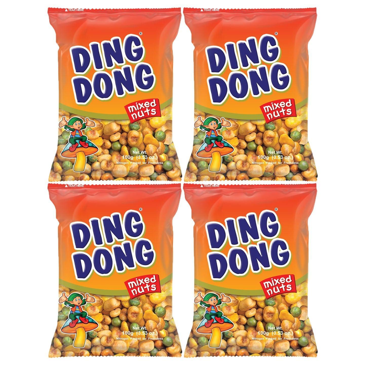 Ding Dong Snack Mix Nuts 100gm - dingdong (3+1) Offer - Pinoyhyper