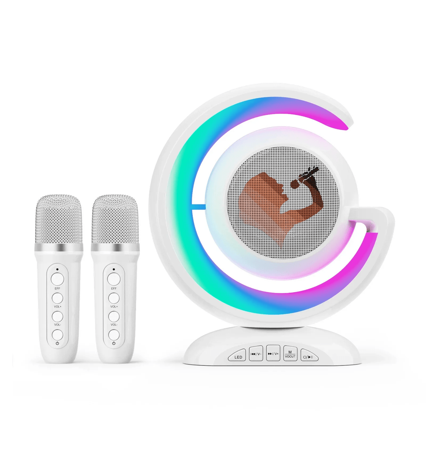 Light Show Karaoke Portable Wireless Speaker Cl-110