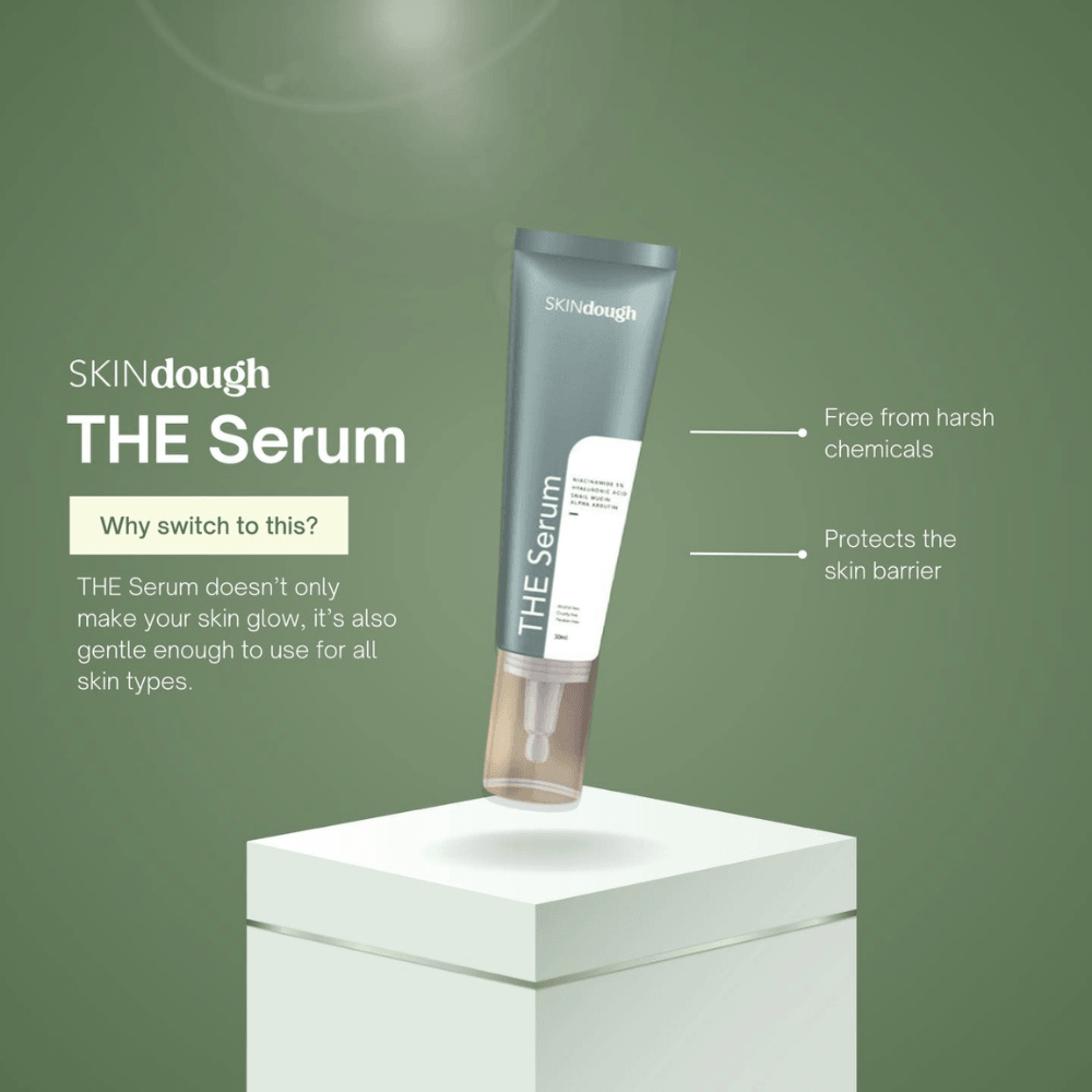 SKIN dough The Serum (Niacinamide 5% + Snail + HA + Alpha Arbutin) - 30ml