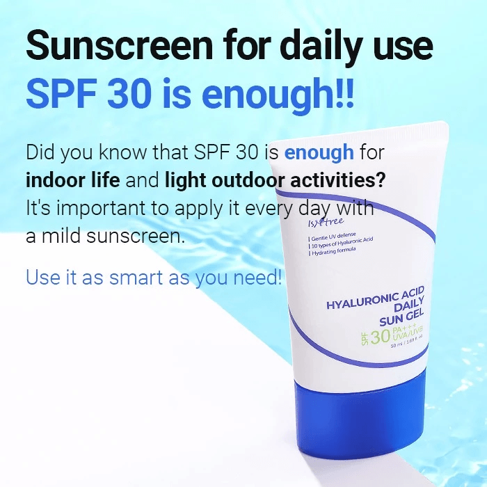 Isntree Hyaluronic Acid Daily Sun Gel SPF 30 PA+++ - 50ml