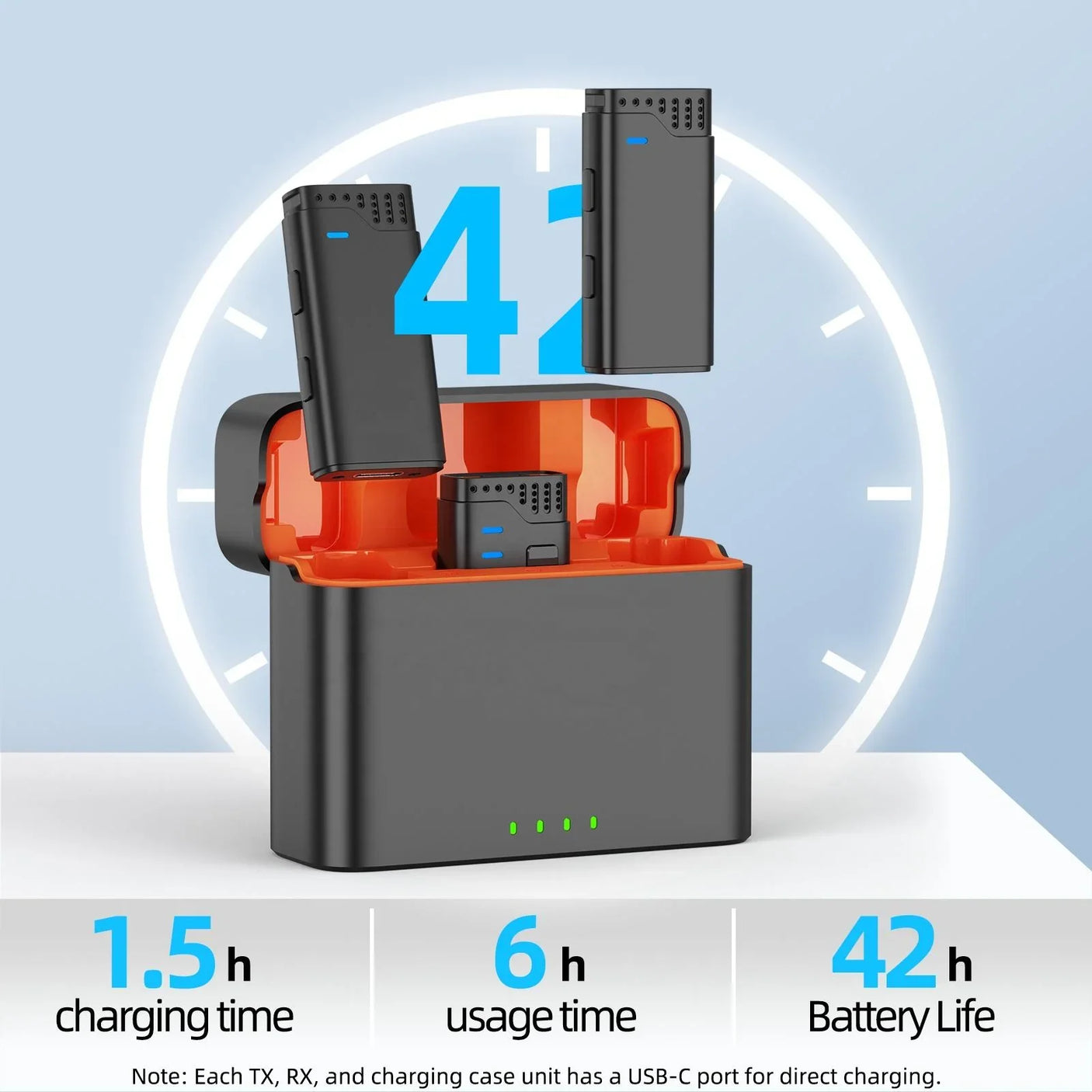 ميكروفون لاسلكي Jmary 2.4G للجوال والكاميرا MW-16
