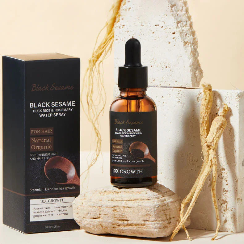 بخاخ الشعر بالسمسم الأسود والأرز الأسود وماء الروزماري - 30 مل
