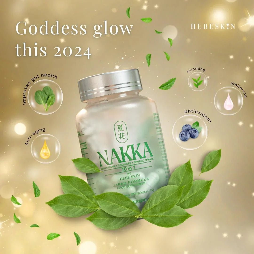 Hebeskin Nakka 10 in 1 Glutathione - 30s (Japan Formula)