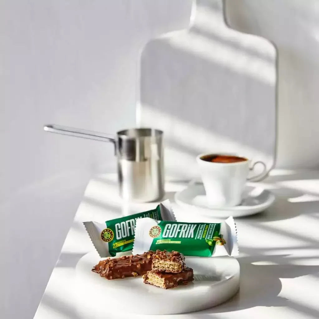 Gofrik Pistachio Paste Milk Chocolate Mini - 125g