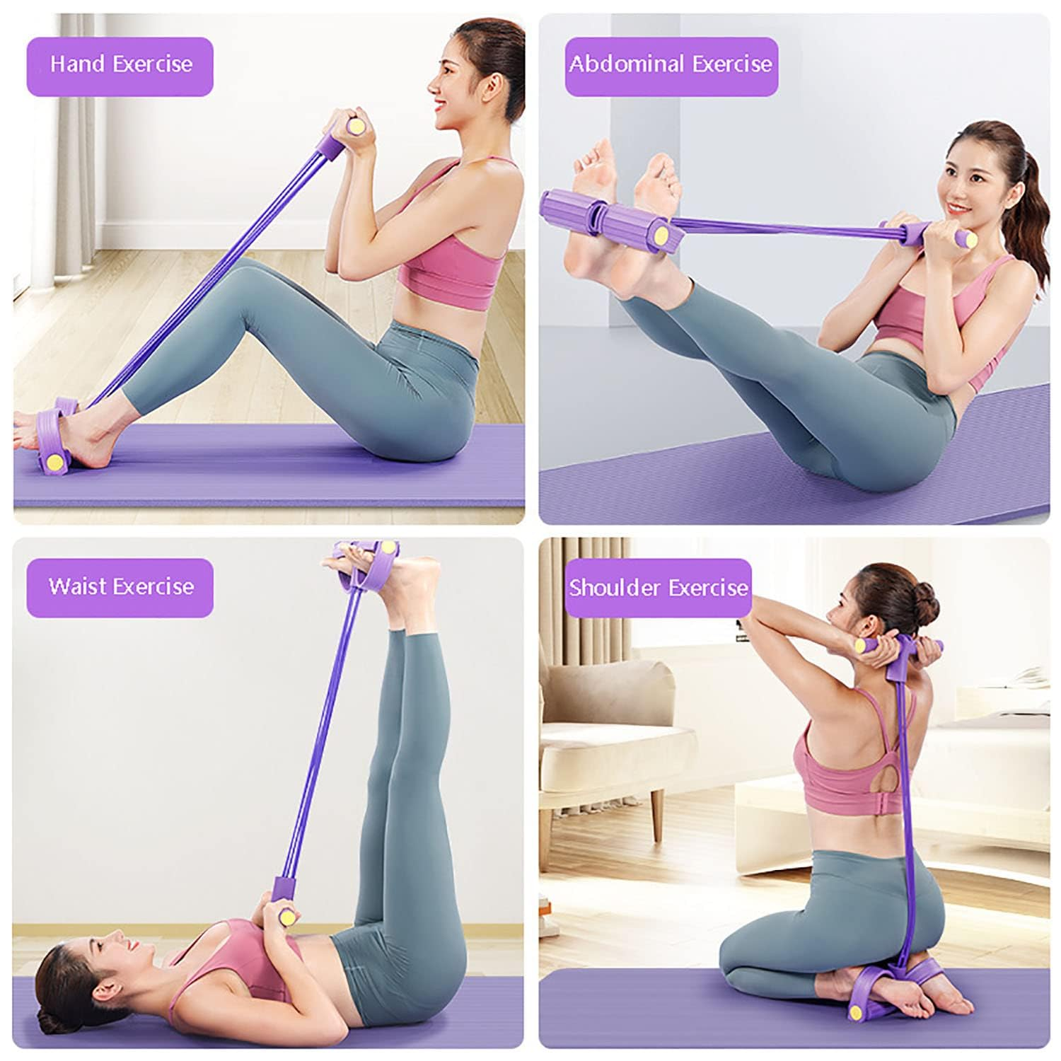 Pull Rope Full Body Fitness Exerciser