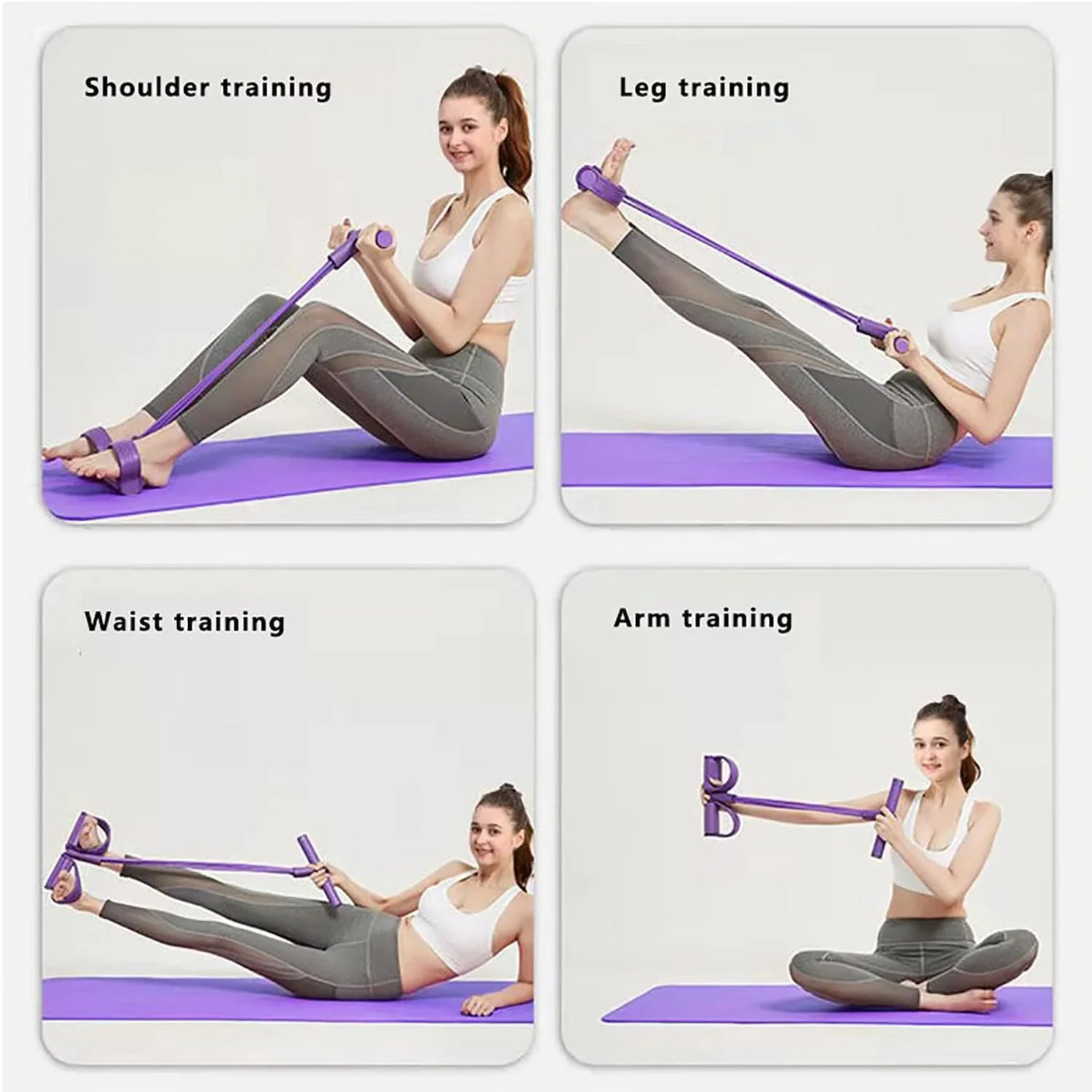 Pull Rope Full Body Fitness Exerciser