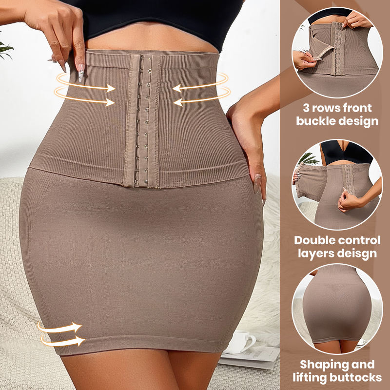 High Waisted Hip Lift Shapewear Seamless Comfort Skirt - ABC667