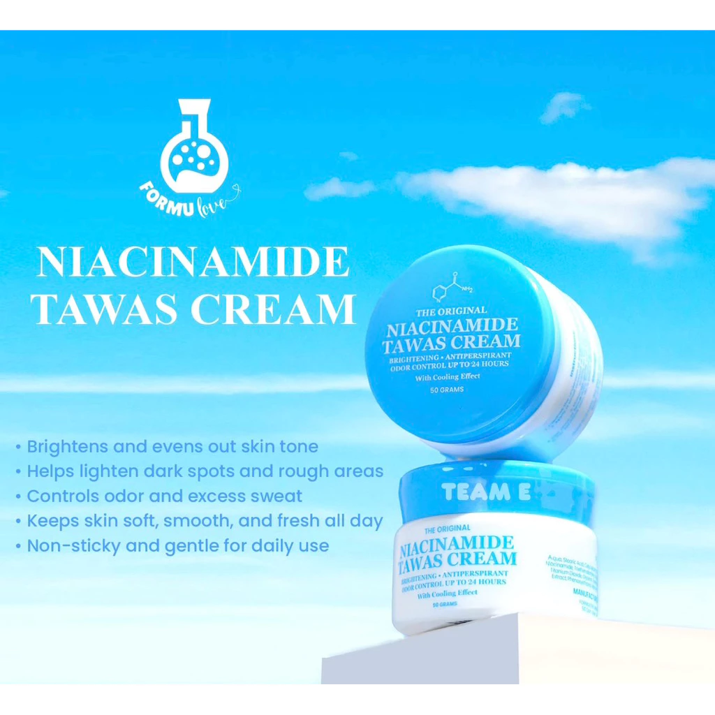 The Original Niacinamide Tawas Underarm Cream - 50g