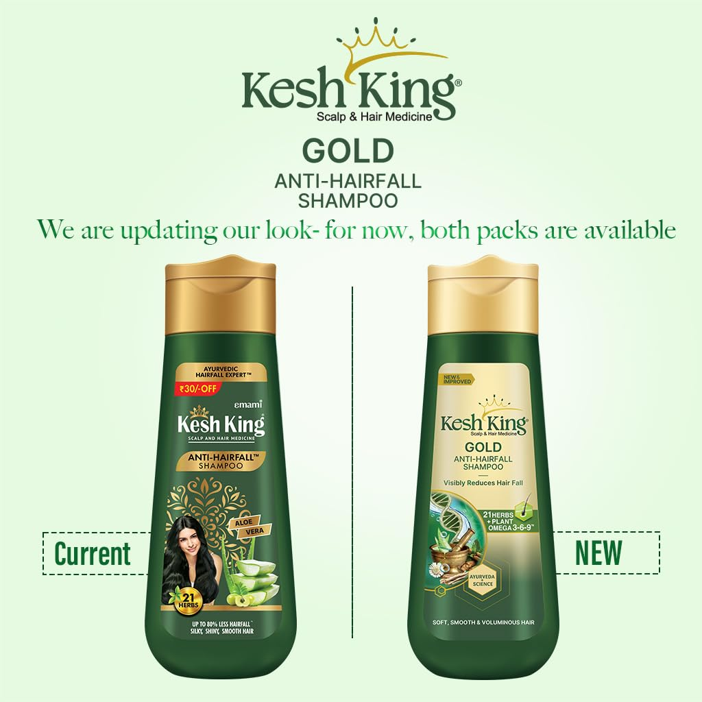Kesh King Ayurveda Gold Anti-Hairfall Shampoo - 200ml