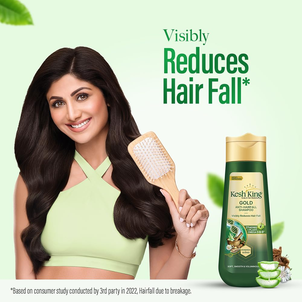 Kesh King Ayurveda Gold Anti-Hairfall Shampoo - 200ml
