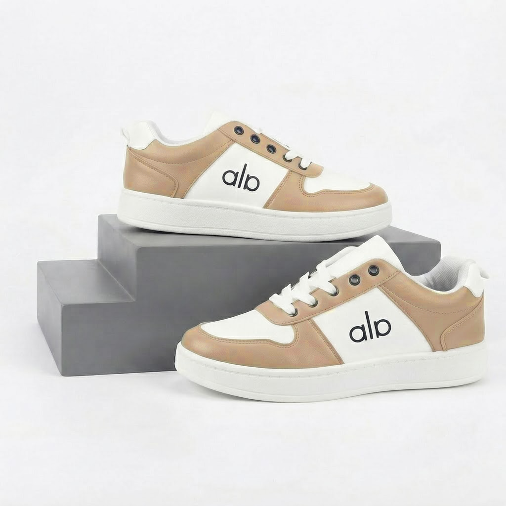 Premium Lace-Up Casual Sneakers for Everyday Comfort - B3803
