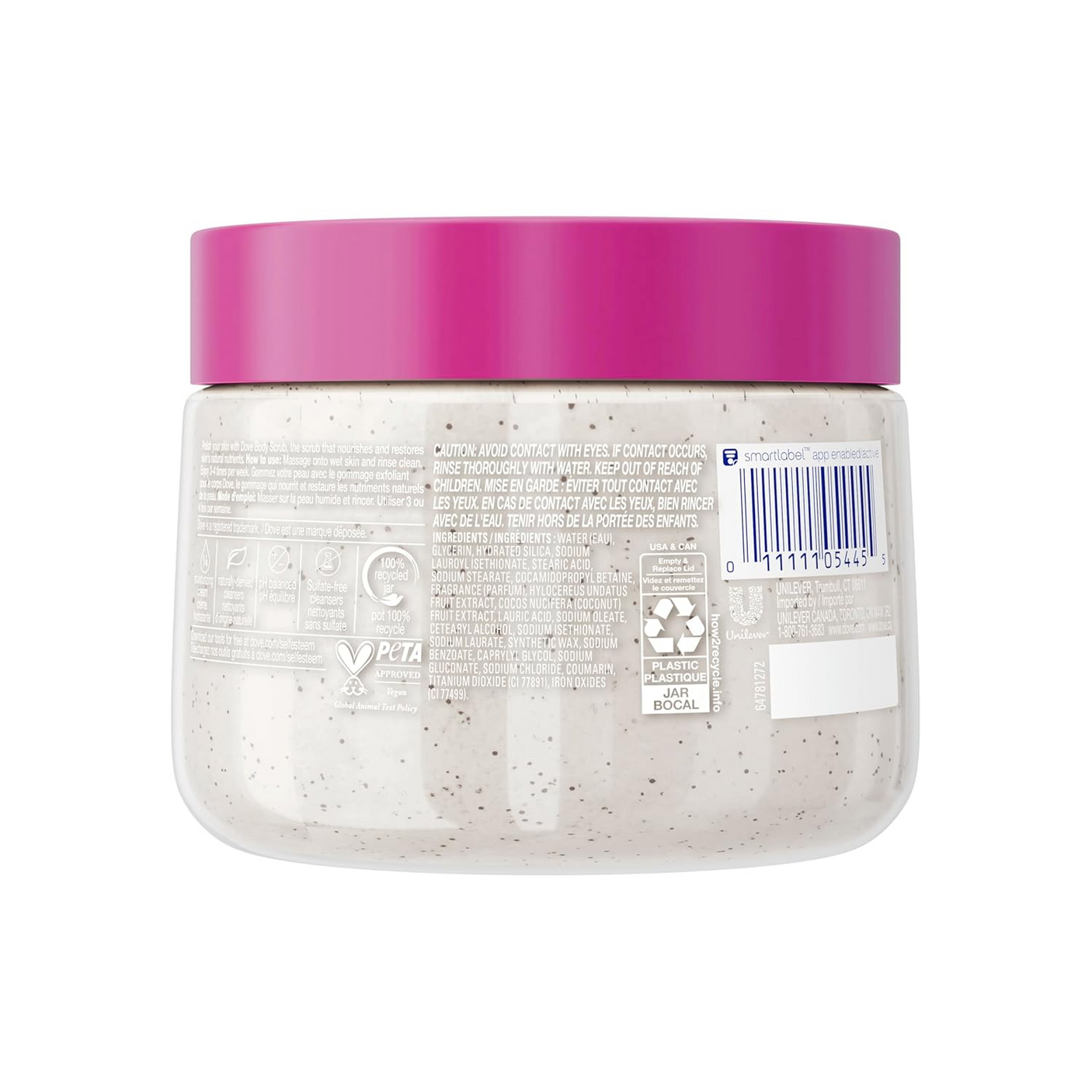 Dove Brown Dragon Fruit & Coconut Body Scrub - 425g