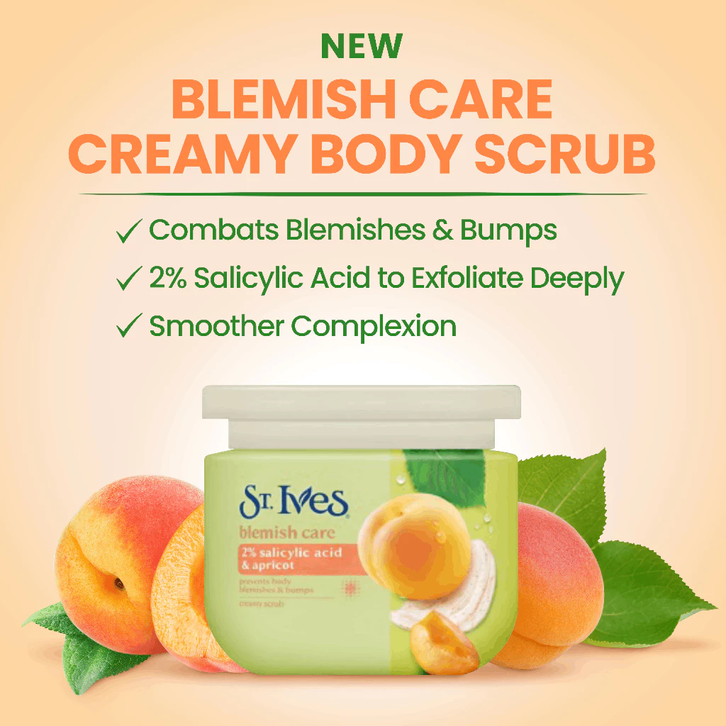 St. Ives Blemish Care 2% Salicylic Acid & Apricot Creamy Scrub - 300g