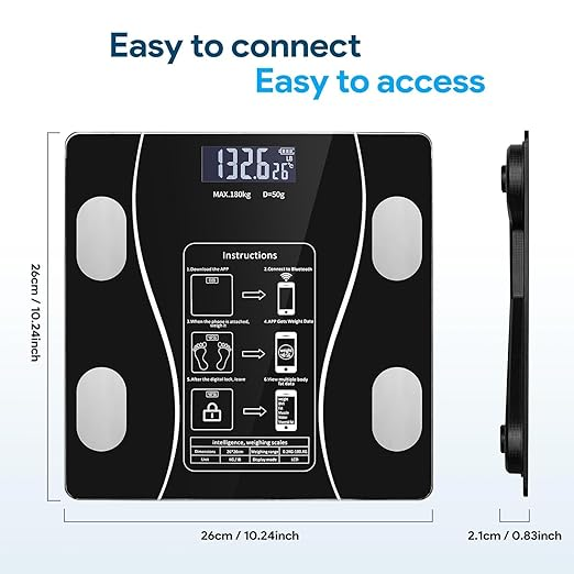 Smart Bluetooth Body Weight & Composition Scale