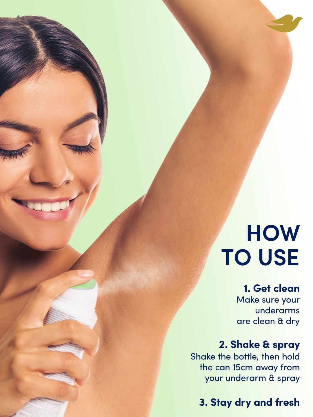 Dove Go Fresh Cucumber & Green Tea Deodorant Spray - 150ml