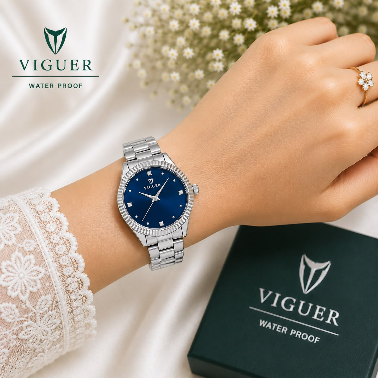 Viguer Stainless Steel Analog Women's Watch - 2008L