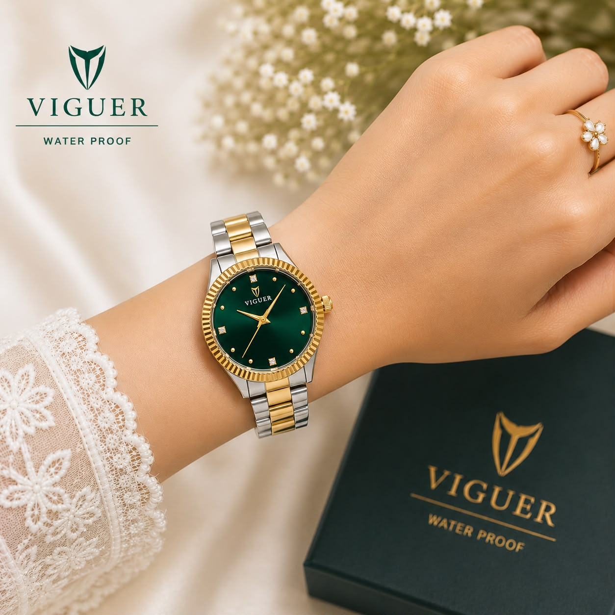Viguer Stainless Steel Analog Women's Watch - 2008L
