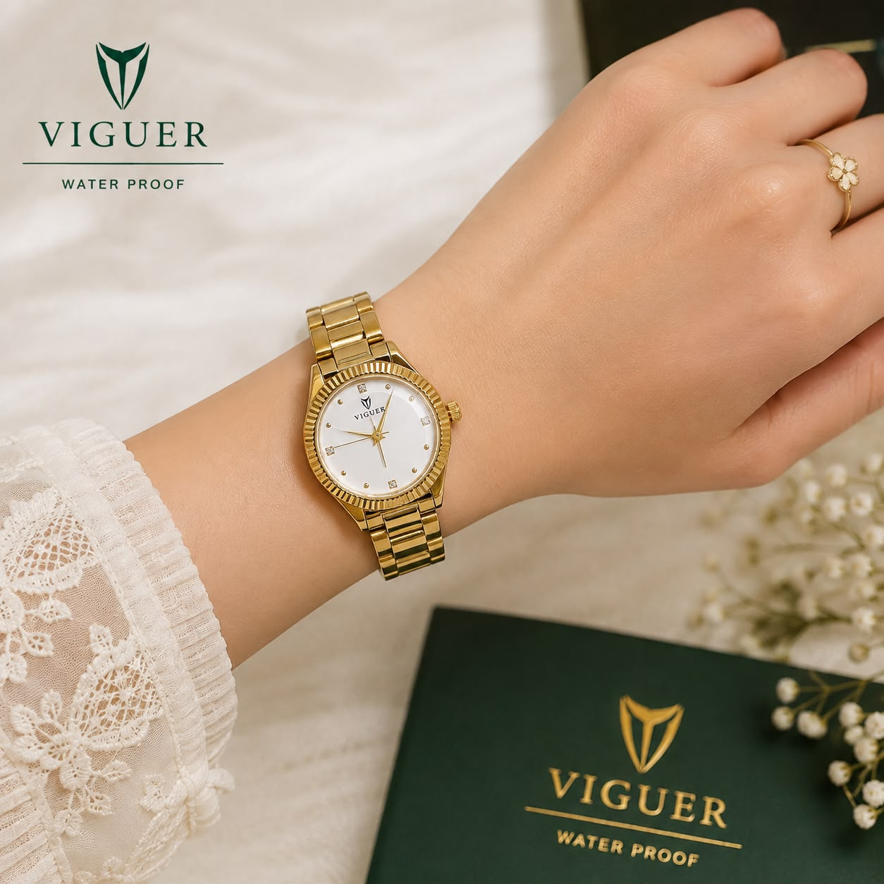 Viguer Stainless Steel Analog Women's Watch - 2008L