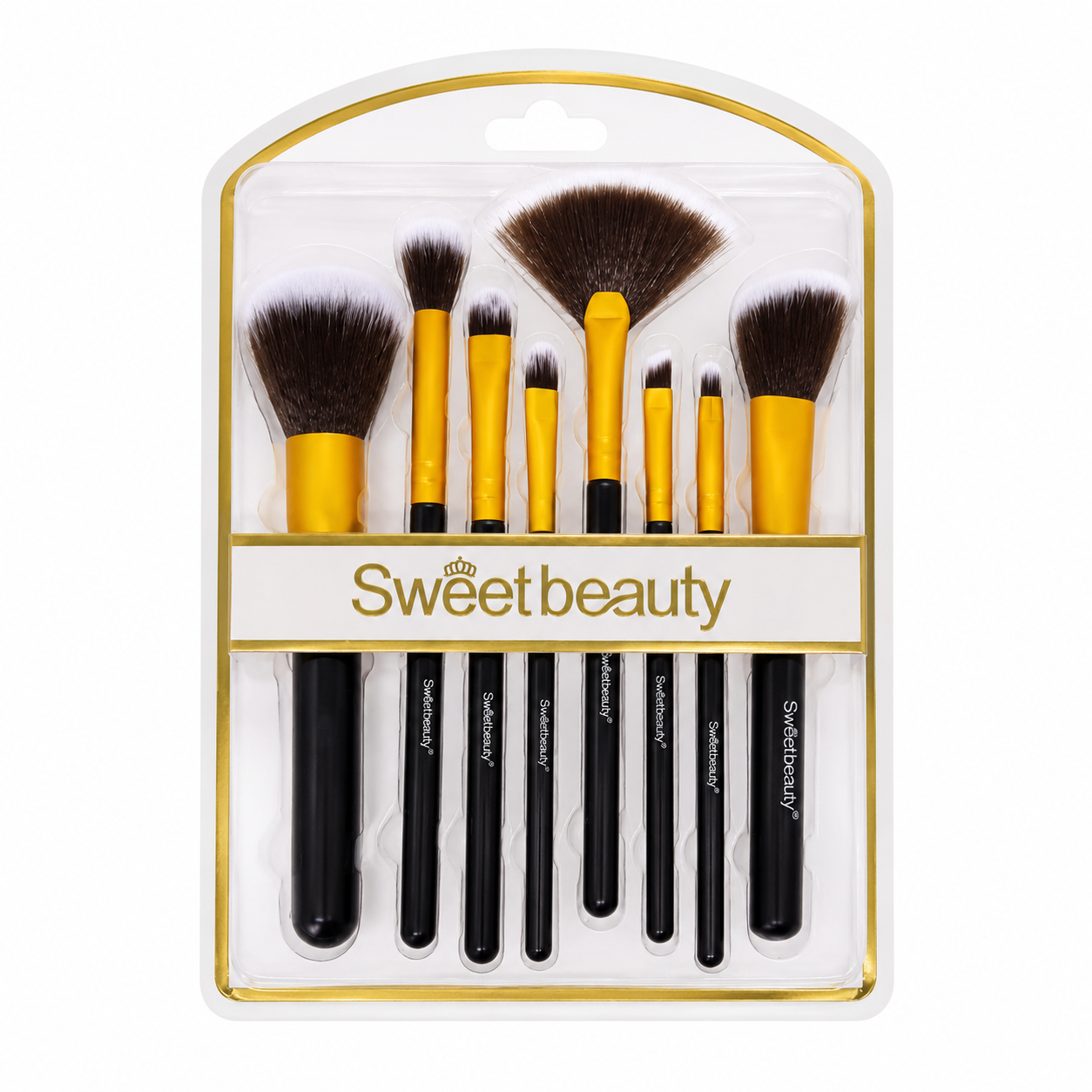 Sweet Beauty 8-Piece Makeup Brush Set - BX-1133