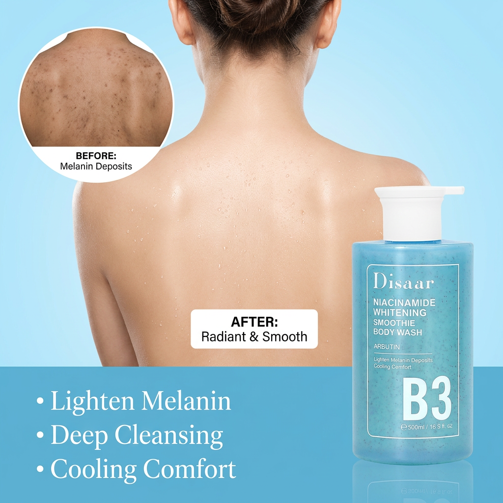 Disaar Niacinamide Brightening Smoothie Body Wash - 500ml