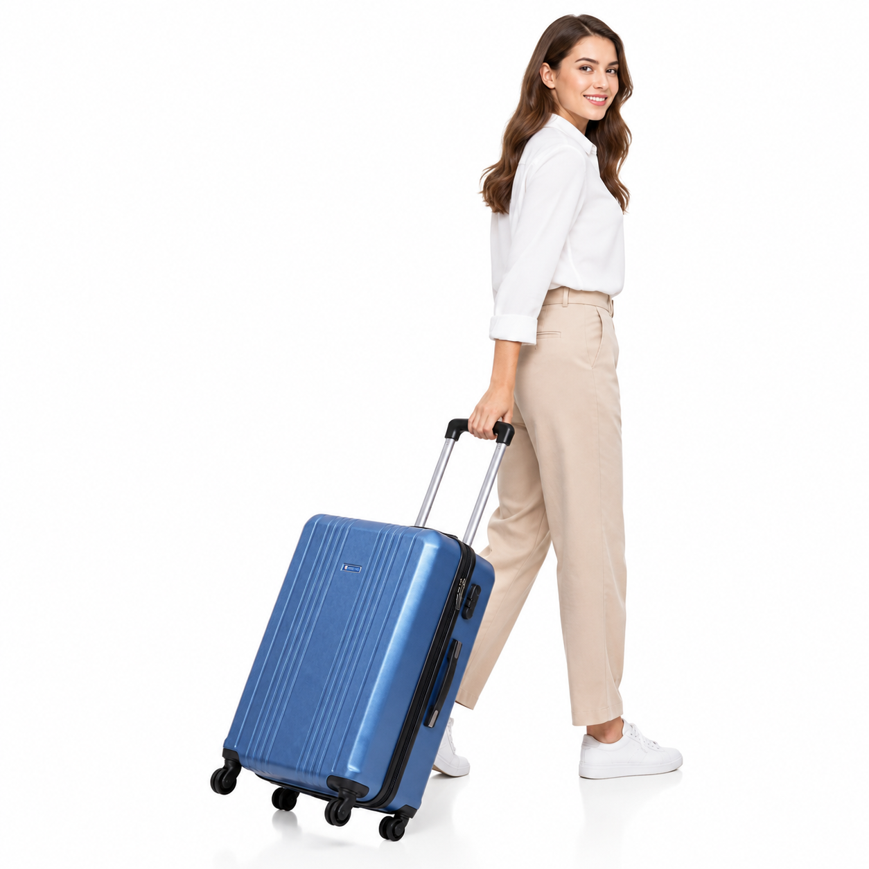 Horizon Luggage Bag 28 Inch Check-in Luggage Trolly Dark Blue - BX-032