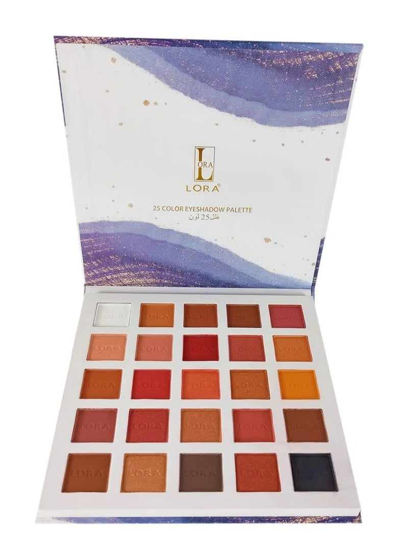 لوحة ظلال العيون LORA بـ 25 لوناً - CM198