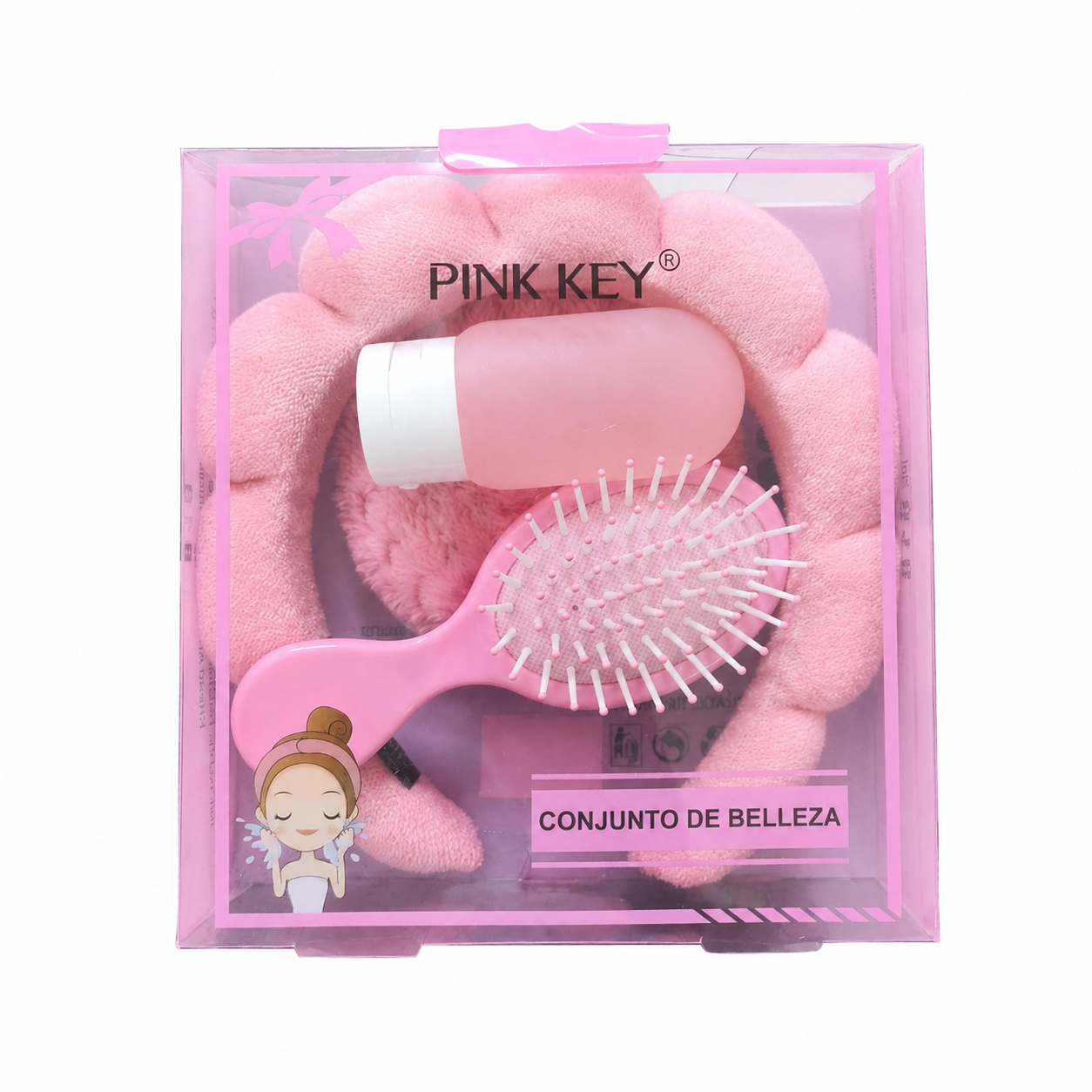 Pink Key 3-Piece Spa and Skincare Set - PC9500