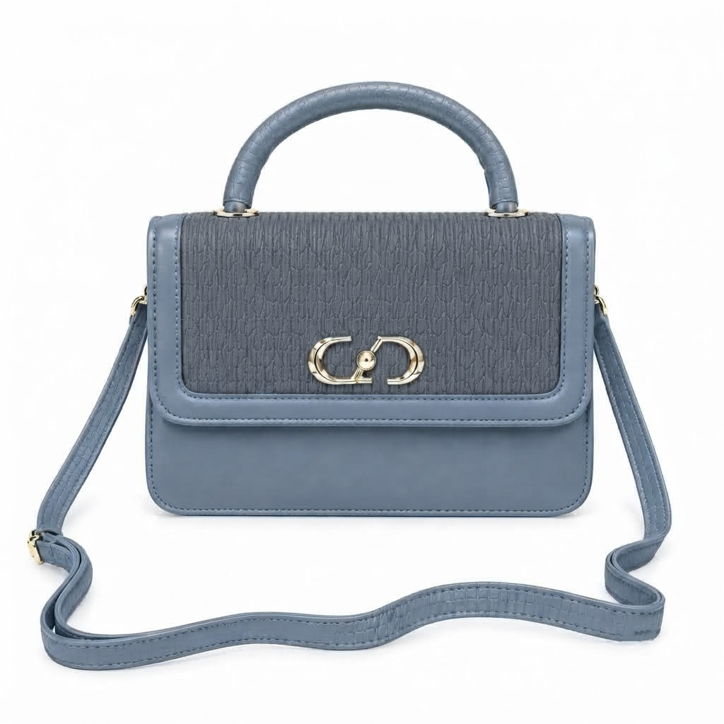 Women’s Textured Top Handle Shoulder Bag - 1030