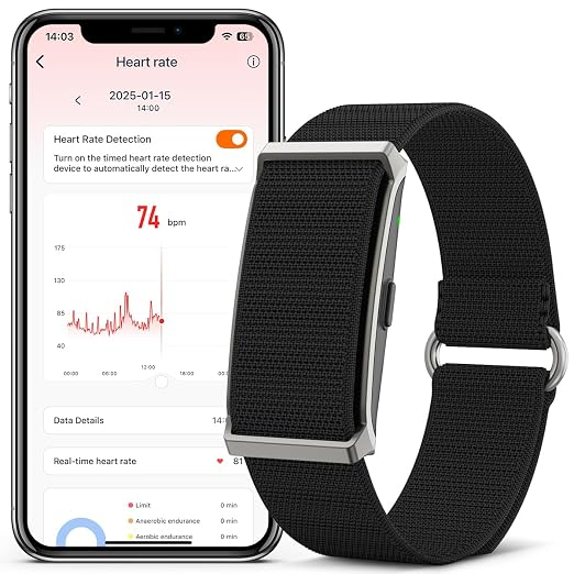 Smart Health & Fitness Band with Waterproof Activity Tracker - I550