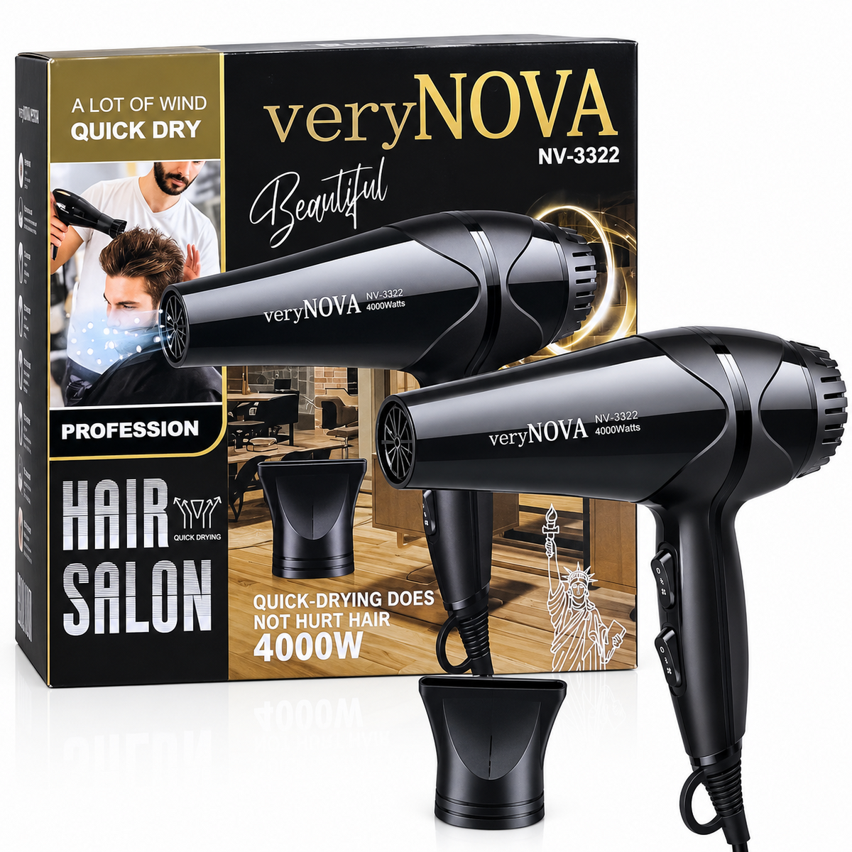 Very NOVA Professional Hair Dryer - NV3322