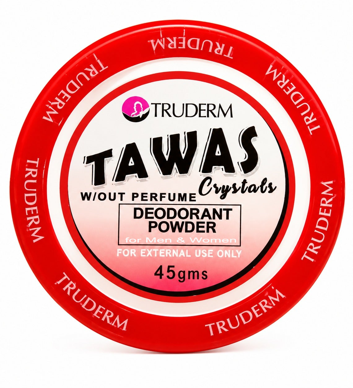 Truderm Tawas Crystals Deodorant Powder - 45g