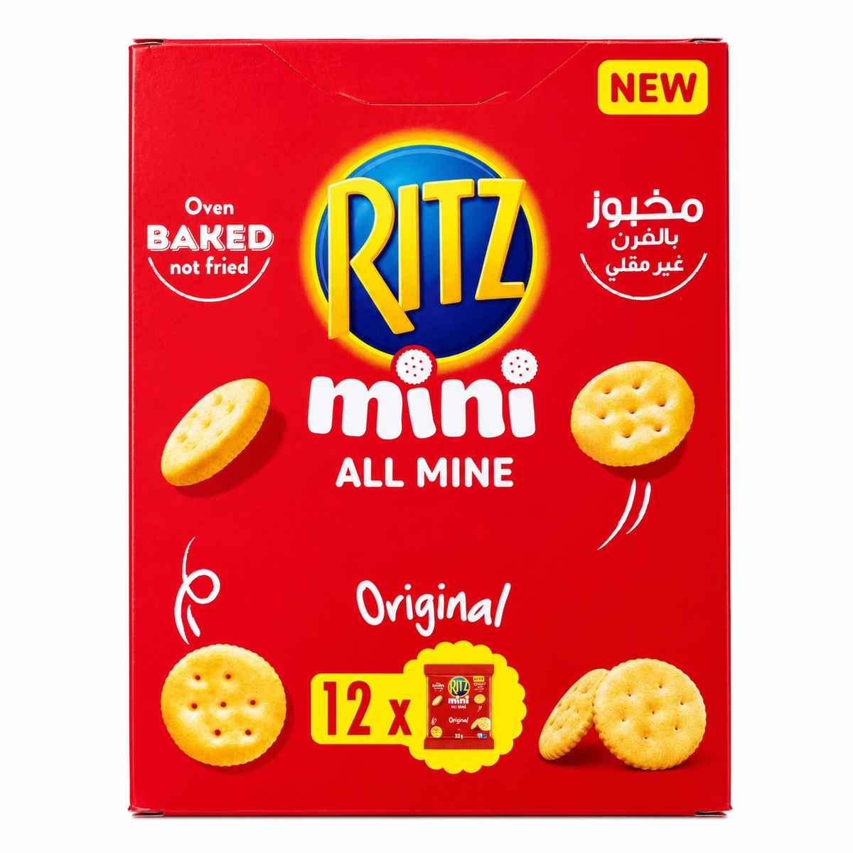 Ritz Mini Original Baked Biscuits - 12 x 25g
