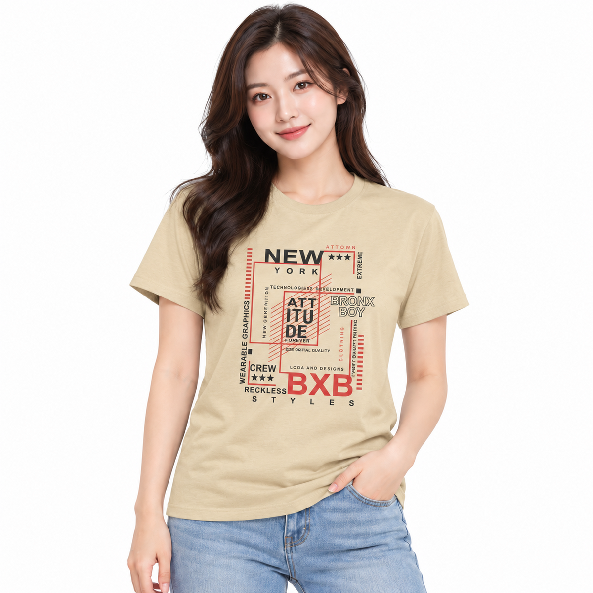 Suman Women's Graphic Printed T-Shirt